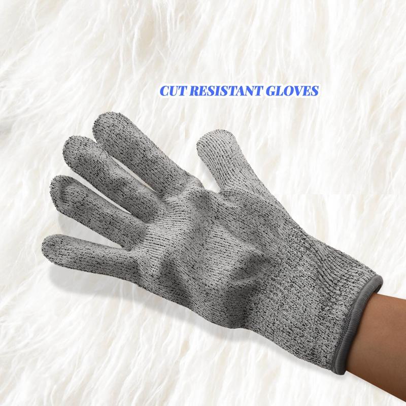 Good-2 Pairs Cut Resistant Gloves Food Grade Level 5 ,Kitchen For Oyster