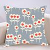 O-Orla Kiely Flower Pillow Case Cushion Cover Polyester Pillowcase Decorative Sofa Cushion Pillowcase Home Decor
