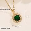 Exquisite High-End Zircon Pendant Necklace for Women