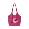 Embroidered Tote Bag with Large Capacity, Suitable for Daily Commuting, Single-shoulder Bag