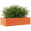 Plant Pot Wax Brown 90 X 40 X 23 Cm Solid Pine Wood