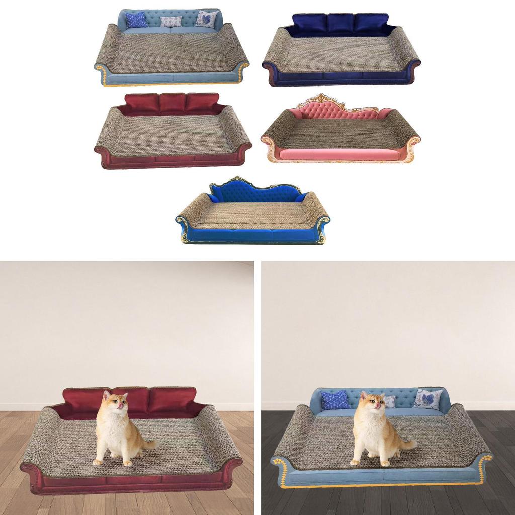 Cat Scratching Board Cat Scratcher Sofa Bed Furniture Protection Toy Pet Sleeping Bed Scratching Pad for Kitten Resting