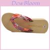 Elegant Women Summer Flip Flops Wedge Heeled Platforms With Comfortable Beach Shoes