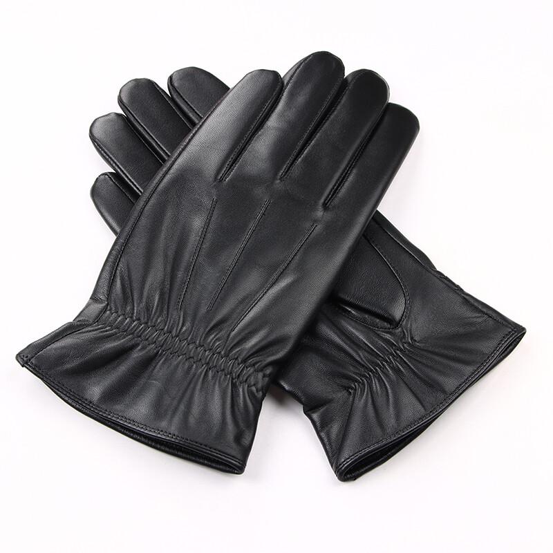 HYX Men's Winter Sheepskin Driving Gloves