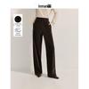 INMAN Women's Winter Double-Sided Chenille Straight-Leg Pants