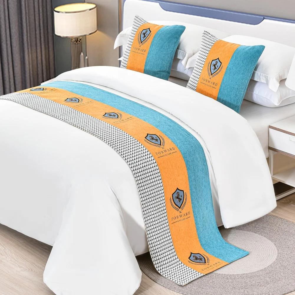 Luxury Floral Bedspreads Bed Runner Throw Bedding Single Queen King Bed Cover Towel Home Hotel Decorations