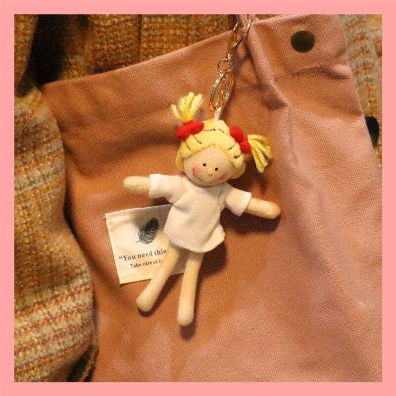 

Японская плюшевая кукла-подвеска Коко-чан – Милый девичий аксессуар для рюкзака Standard size