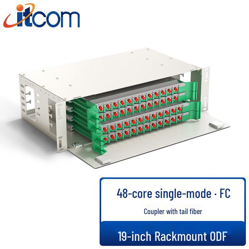 itcom Adicom 19-inch Rack-Mount ODF Fiber Optic Distribution Frame
