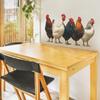 Personalized Simulation Rooster Flock Kitchen and Dining Room Wall Decoration and Beautification Stickers