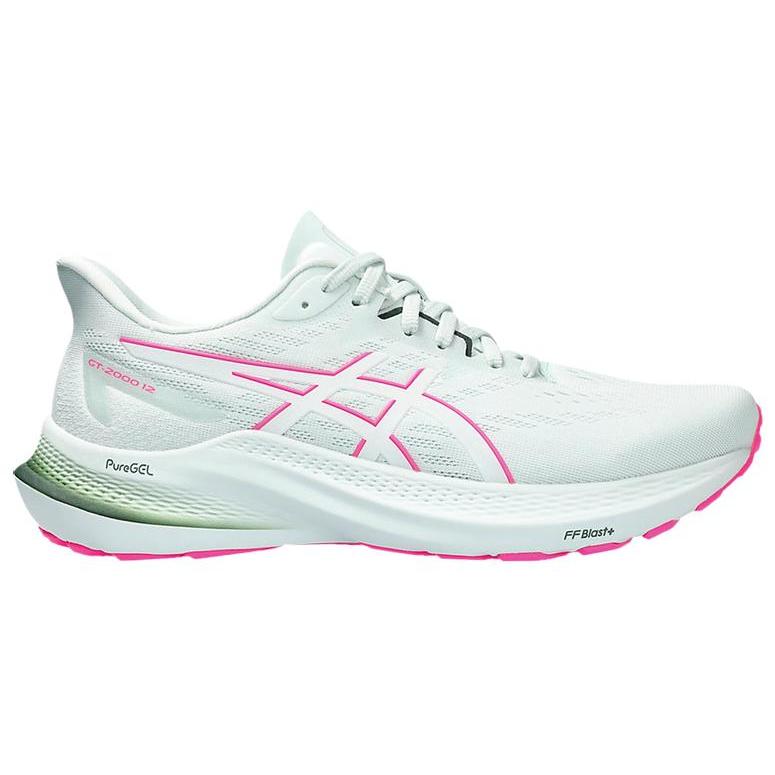 Asics Womens GT 2000 12 'Pure Aqua Pink' (women's sizes) Pure Aqua / White Running Shoes 1012B506 300