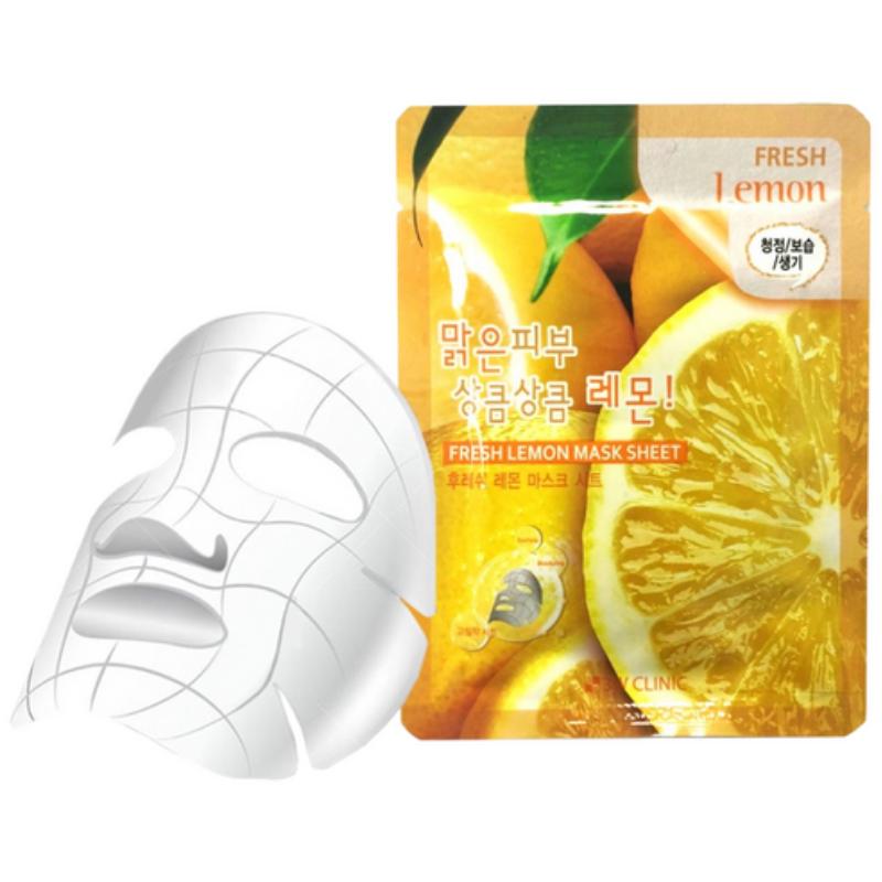 

3w Clinic Fresh Lemon Mask Sheet 23g*10 Sheets 1Pack