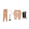 1Set Bench Pin Clamp V-Slot Bench Vise Fixing Clip For Workbench Wooden Workholding Devices Adjustable Jewelry Clamp Tool