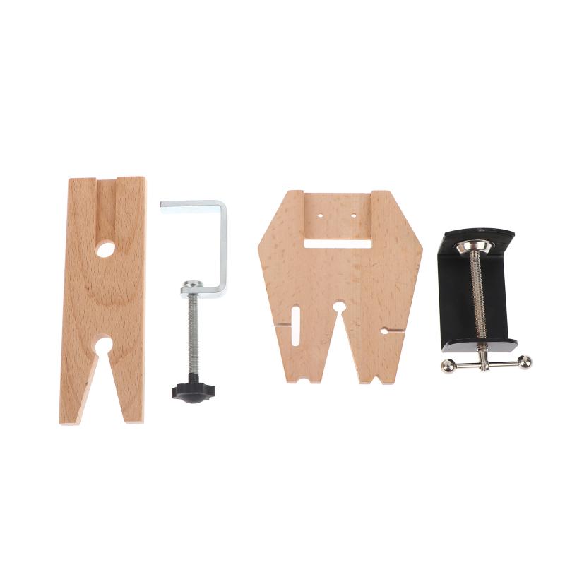 1Set Bench Pin Clamp V-Slot Bench Vise Fixing Clip For Workbench Wooden Workholding Devices Adjustable Jewelry Clamp Tool