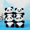 Adorable Plush Panda Keychain Super Soft Short Plush Stuffed Toy Bag Charm