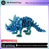 3D Printed Triceratops Dinosaur Skeleton Figurine - Handmade Gift Craft Toy
