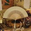 Chinese Ancient Style Folding Fan Bamboo Fan Bone Red Green Beige Folding Dance Fans In Summer