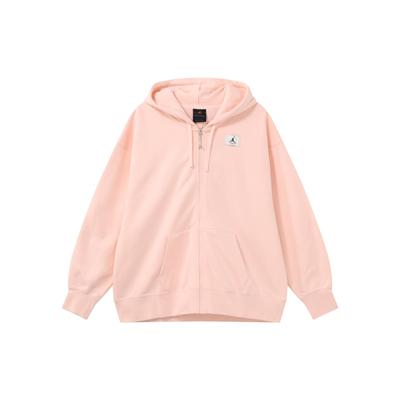 Flight Logo Patch Hoodie Women Tops Light-Pink DZ3360-610