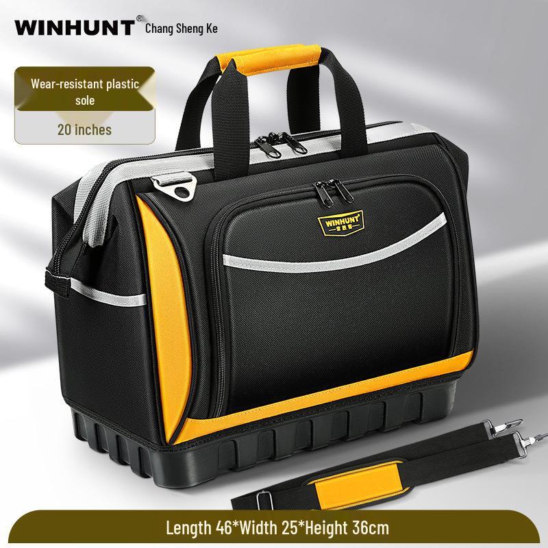 Portable Multifunctional Tool Bag: Durable, Wear-Resistant Canvas for Hardware Repairs and Electricians
