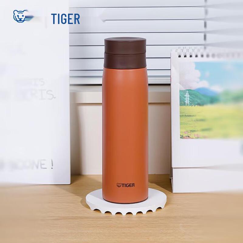 Tiger Ultra-Light Stainless Steel Vacuum Insulated Bottle with Tea Filter