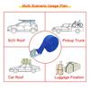 5pcs Blue 1 Meter Buckle Tie-Down Belt Cargo Straps For Car Motorcycle Bike With Metal Buckle Tow Rope Ratchet Belt for Luggage