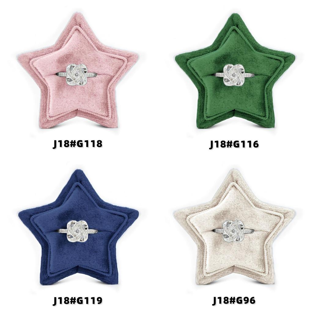Elegant Velvet Ring Box For Jewelry Storage And Gift Packaging