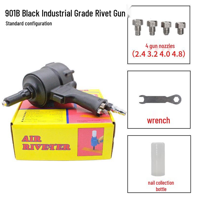 Industrial-Grade Two-Jaw Pneumatic Rivet Gun - Pop Rivet Pliers & Core-Pulling Machine Tool