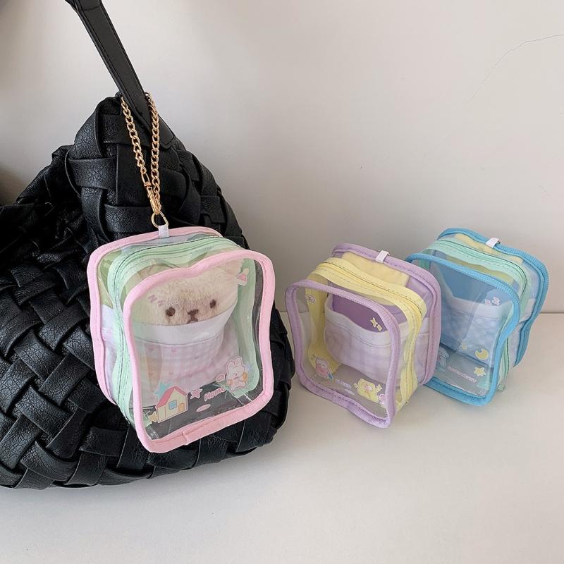 Blind Box Aufbewahrungstasche Verdickte Puppen-Organizer-Box Schlüsselanhänger Tasche Anhänger Spielzeug Aufbewahrungskoffer