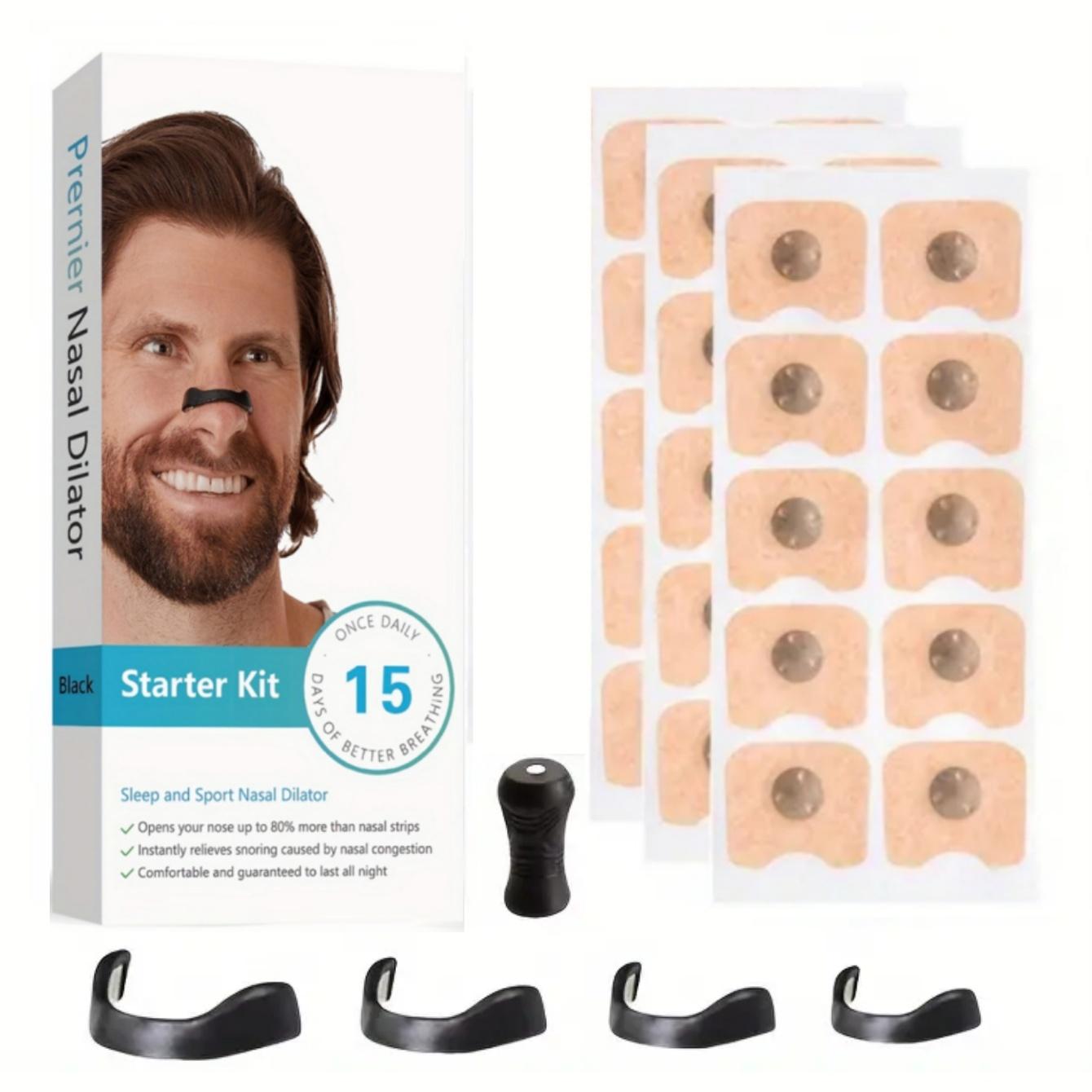 

Magnetic Nasal Breathing Dilators Breathable Nose Patch Refill Nose Clip Nasal Dilator Boost Oxygen IntakeSleeping Aid 15pairs