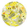 50 New Yellow Graffiti Stickers Balance Bike Laptop Mobile Phone Waterproof Stickers