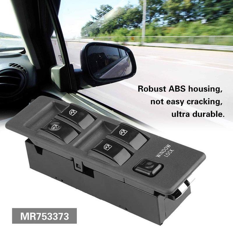 MR753373 Front Left Window Switch for Mitsubishi Pajero 1990-2003 LHD Electric Master Glass Control Lifter Button Car Accessries