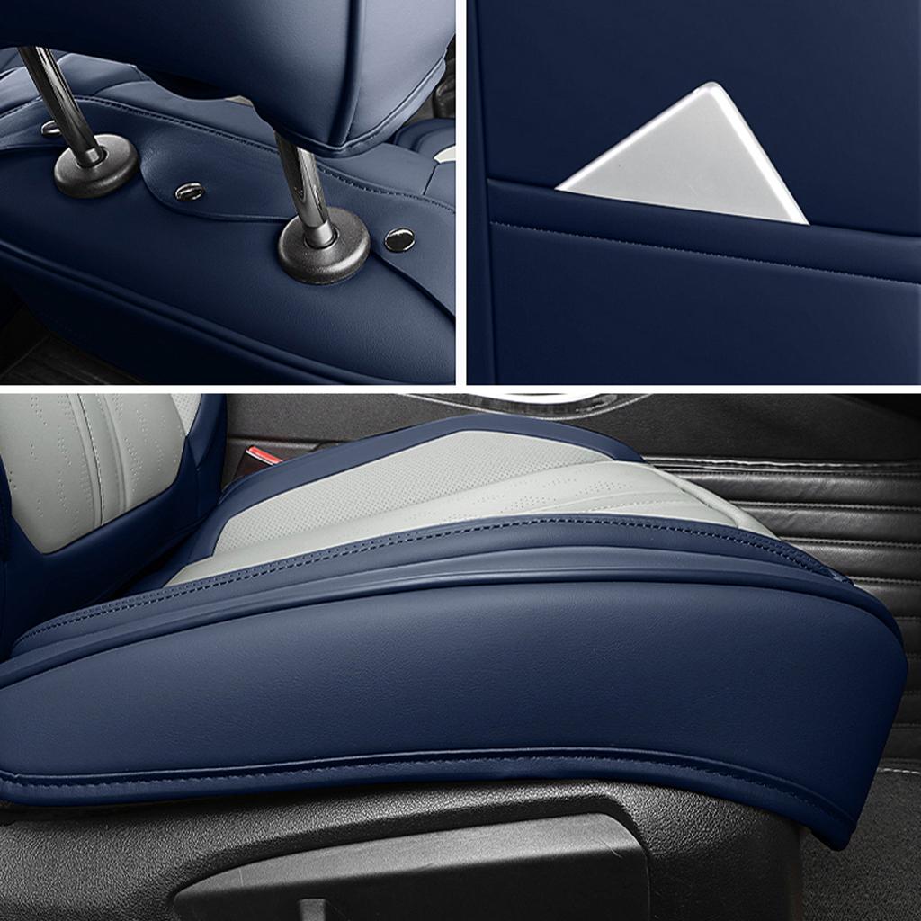 Car Seat Covers Full Set PU Leather,Fit For Mazda 3, 6, CX-5, CX-3, CX-9, CX-30, CX-50, CX-70,Car Seat Protector Front Back Seat
