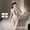 Neck apron pure desire maid halter suit uniform temptation flirting hip free sex underwear suit