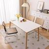 High Aesthetic Waterproof Oil Resistant Tablecloth PU Wash Free Easy Maintain Heat-resistant Fully Wrapped Dining Table and Coffee Table Cloth Cover