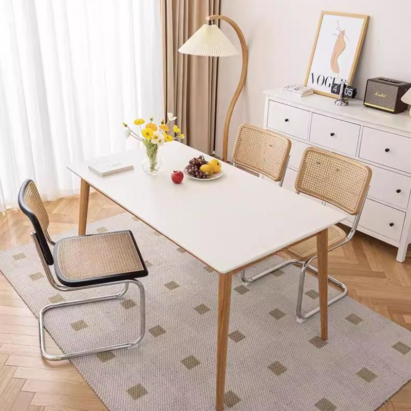 High Aesthetic Waterproof Oil Resistant Tablecloth PU Wash Free Easy Maintain Heat-resistant Fully Wrapped Dining Table and Coffee Table Cloth Cover