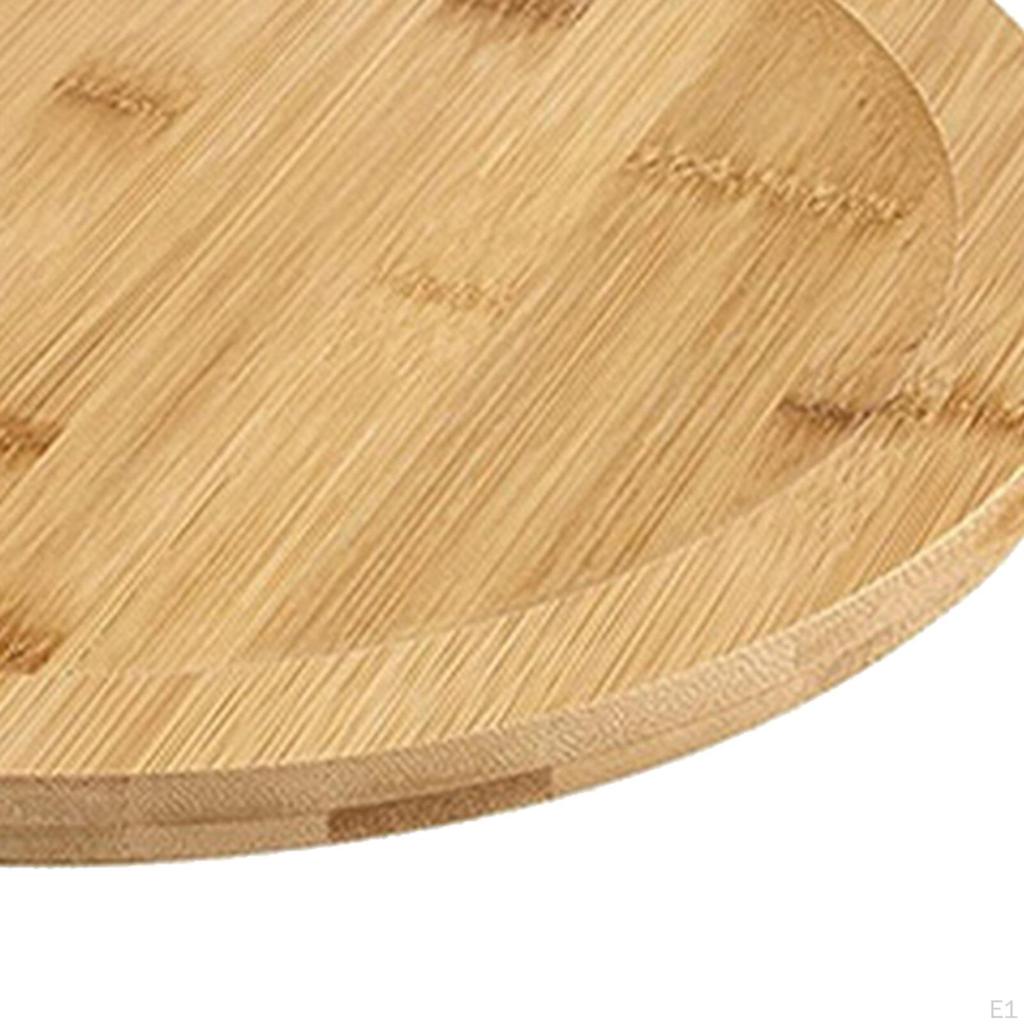 Suporte para bolo, mesa giratória, mesa de sobremesa, placa giratória, bandeja de madeira para servir