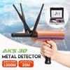 AKS 3D Detective Metal Detector Subterrâneo 3 Antenas Longo Alcance Ouro Diamante Caçador de Tesouros Buscador Detector Portátil