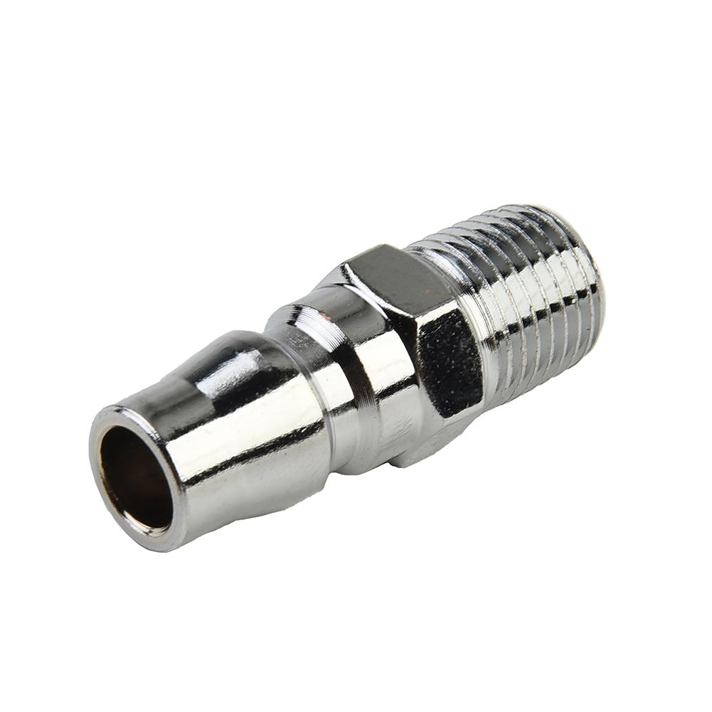 NITTO Male Thread Adapter Air Fitting Coupling Silver