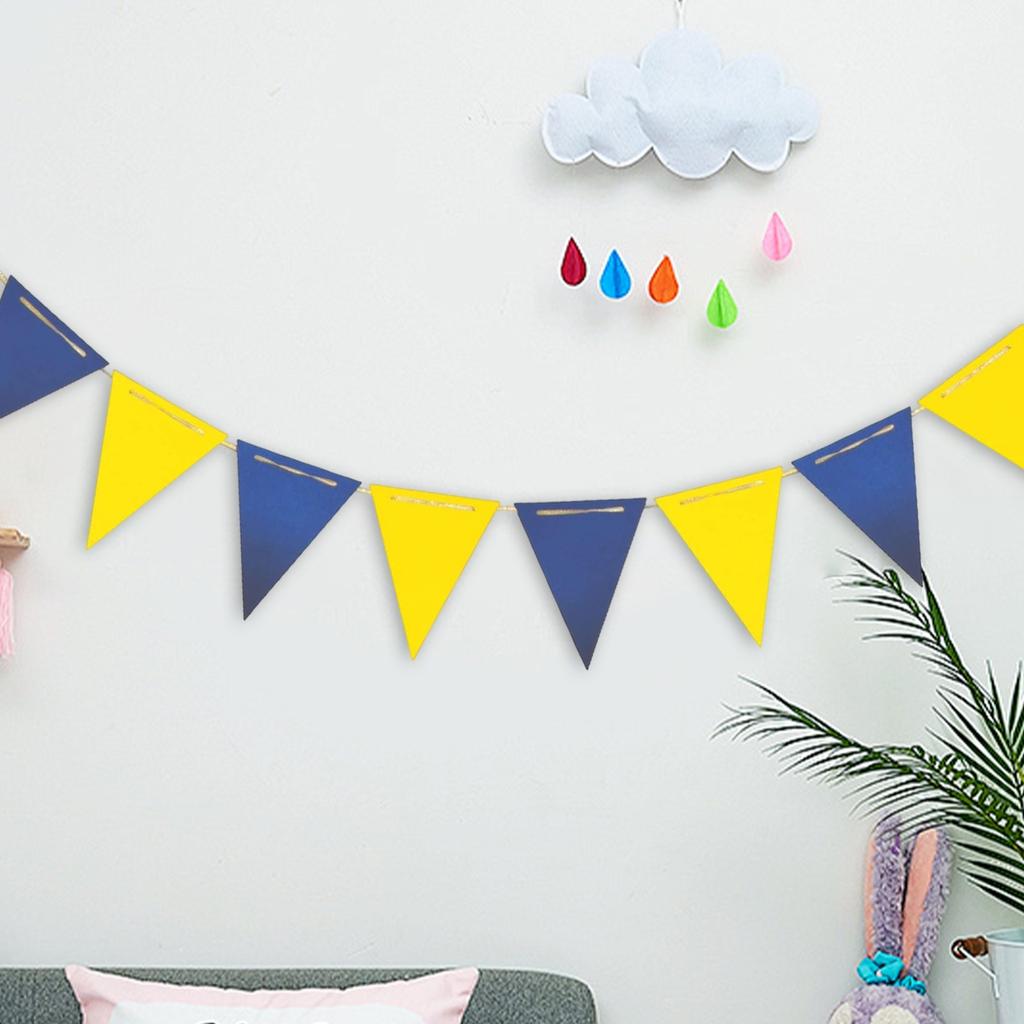 5 Meters Kraft Paper Banner With SENIOR Letters Hanging Pennant Banner Flagsfor Graduation Party Decor