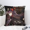 Genshin Impact Hu Tao Kissenbezug Druck Polyester Kissenbezug Dekor Anime Spiel Cartoon Kissenbezug Hülle Zuhause Quadratisch