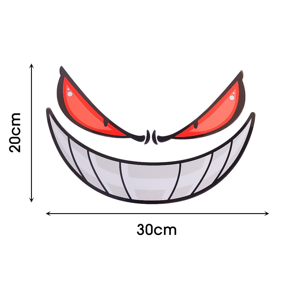 Car Devil's Eye Sticker Auto Motorcycle Body Styling Modification Demon Eyes Decal Helmet Personality DIY Decorative Stickers