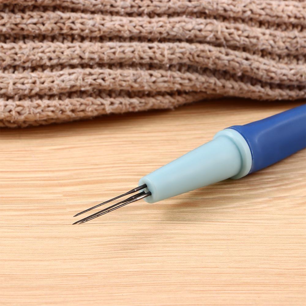 3/7 Needles Plastic Handle Metal Embroidery Accessories Punch Tool Wool Felt Stitch Felting Needle