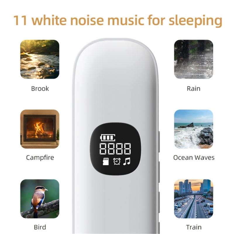 Sleep Pillow Speaker Bone Conduction Wireless Music Headphones Bluetooth-compatible 5.4 With Sound Controls
