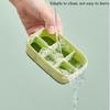 6 Grids Ice Cube Mold with Lid Easy To Release Freezer Ice Tray DIY Tools Storage Box for Fruit Juice Silicone Mold
