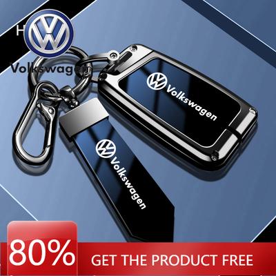 For VOLKSWAGEN VW VW Car Metal Remote Key Case Cover For Volkswagen Tiguan MK2 Magotan Passat B8 CC For Shell Fob Key Chain Acce