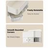 Space Saving Rotatable Wall Mounted Storage Box Large Capacity Condiment Storage Box  Bathroom