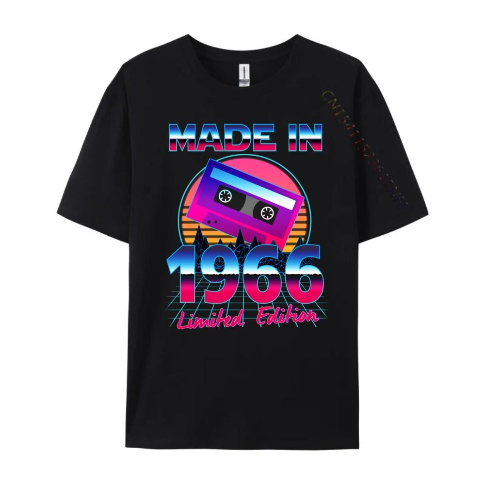 58 Years Old 1966 80s Cassette 58th Birthday Graphic T Shirts 100 Cotton Tshirt Luxury Clothing Breathable Printed TShirt