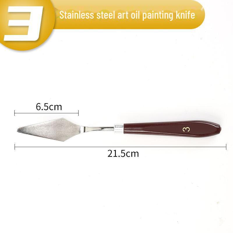 Acrylic Gouache Paint Scraper & Palette Knife Set for Art Oil Painting