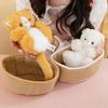 Creative Plush Toy Cute Hanging Basket Simulation Cat Doll Cute Home Ornament Rag Doll Children'S Companion Doll