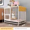 Medium Indoor Dog Cage with Toilet for Golden Retriever, Samoyed, Border Collie, Labrador - Thickened Pet House Fence