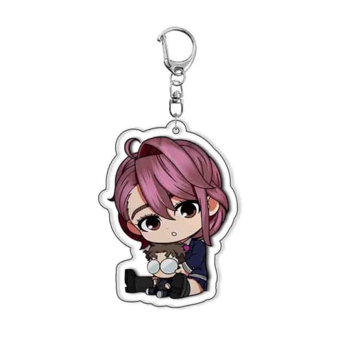 LEBINDY Dandadan Keychains (Set of 6) - Dandadan, Momo Ayase, Ken Takakura, Turbo Babaa, Hoshiko Ayase, Acrylic Keychain Pendants, Decorative Anime Ch